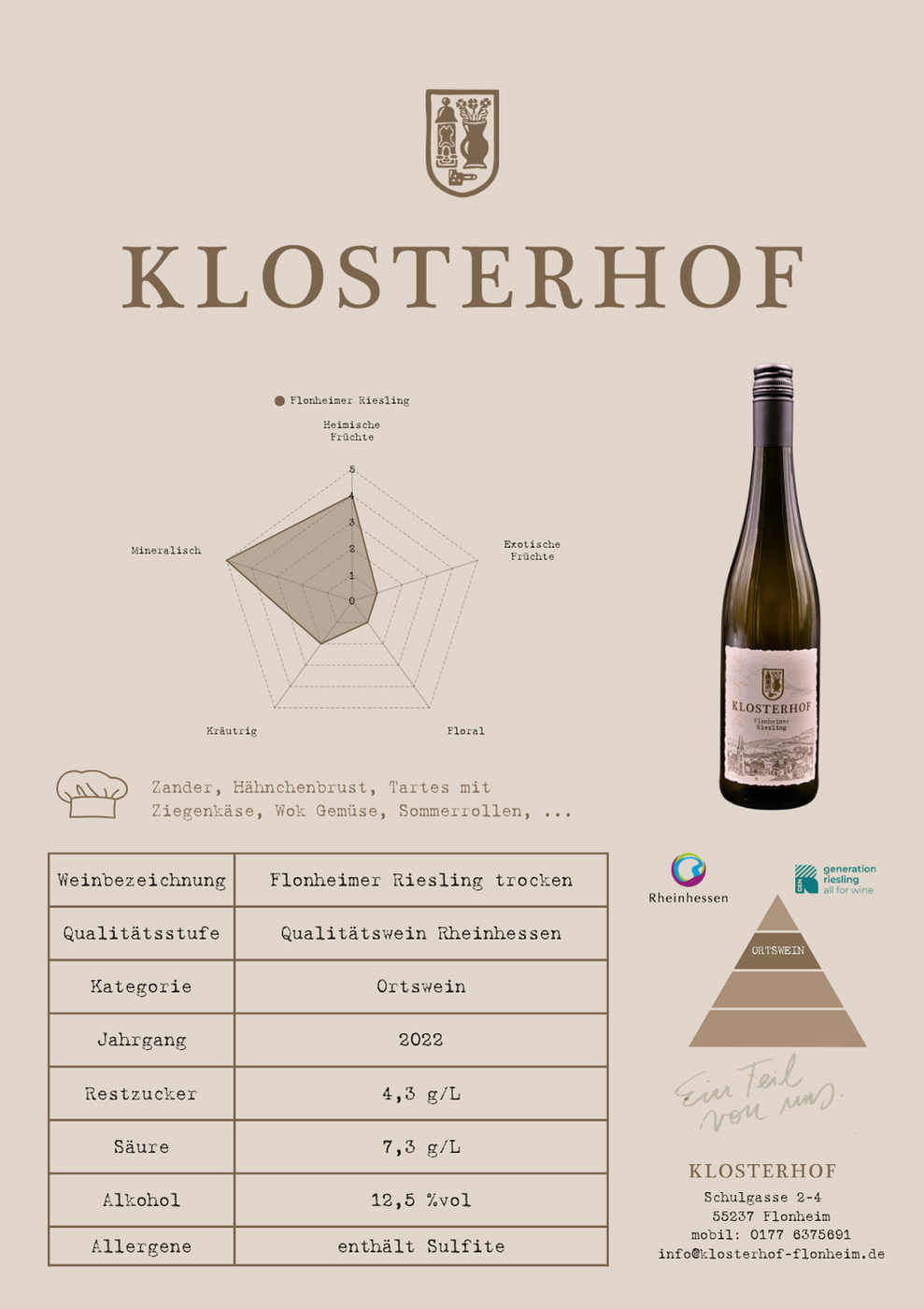 Flonheimer Riesling trocken
