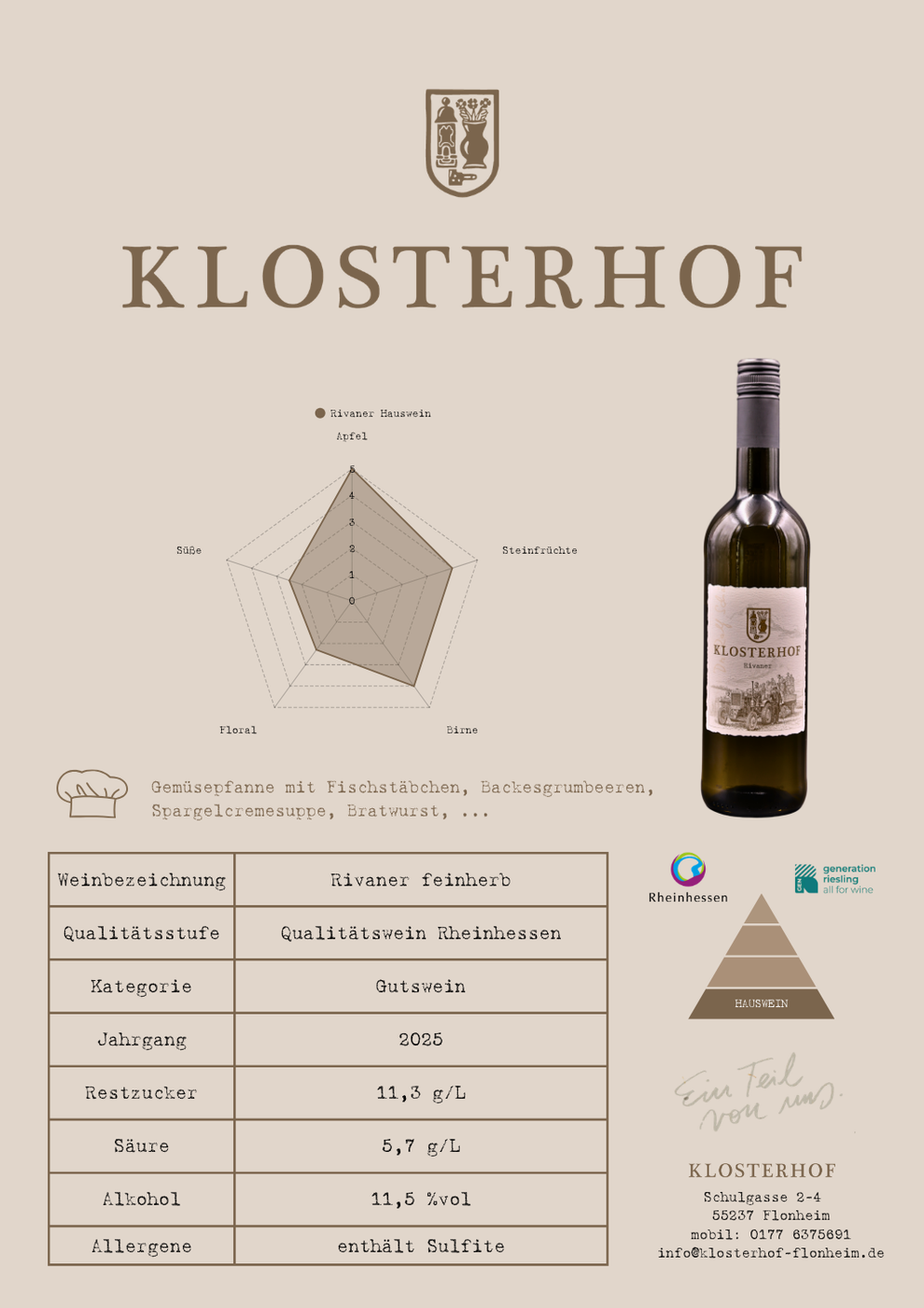 Rivaner off-dry