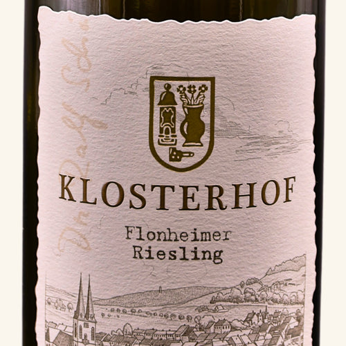 Flonheimer Riesling trocken label
